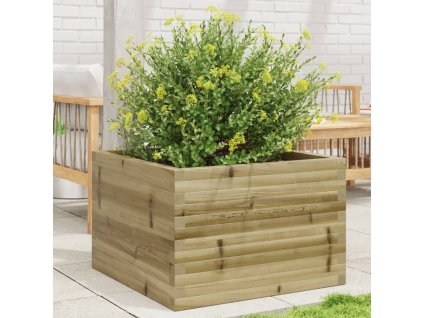 vidaXL Zahradní truhlík 70 x 70 x 46 cm impregnované borové dřevo