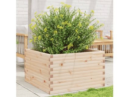 vidaXL Zahradní truhlík 80 x 80 x 46 cm masivní borové dřevo