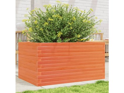 vidaXL Zahradní truhlík voskově hnědý 90 x 60 x 46 cm masivní borovice