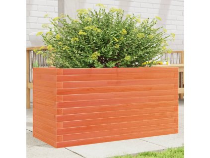 vidaXL Zahradní truhlík voskově hnědý 90 x 40 x 46 cm masivní borovice