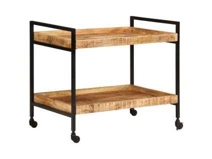 vidaXL Kuchyňský vozík 80x55x70 cm masivní hrubé mangovníkové dřevo