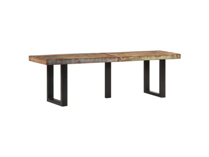 vidaXL Lavice 160 cm masivní recyklované dřevo a ocel