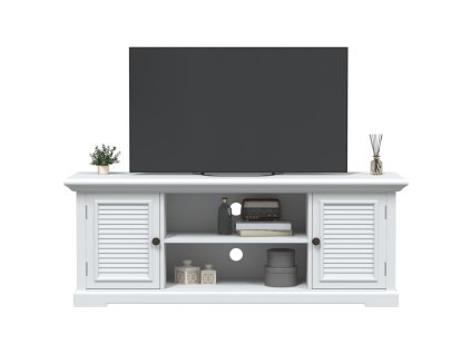 vidaXL TV skříňka bílá 110 x 30 x 41 cm kompozitní dřevo