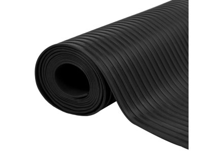 vidaXL Protiskluzová rohož gumová 1,5 x 4 m 3 mm vroubkovaná