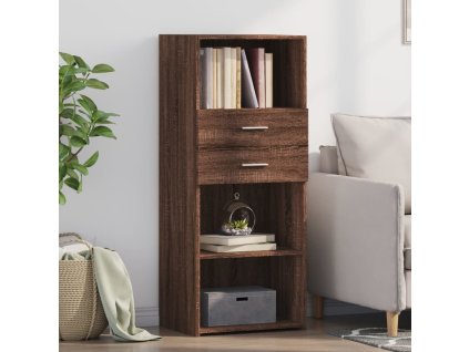vidaXL Skříň highboard hnědý dub 45 x 42,5 x 124 cm kompozitní dřevo