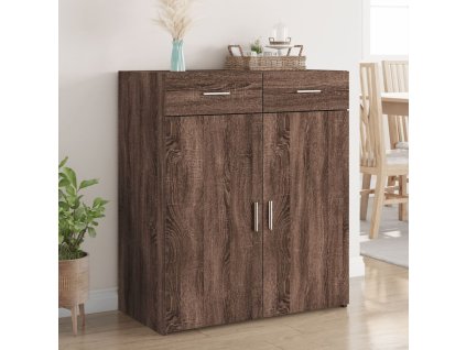 vidaXL Příborník hnědý dub 80 x 42,5 x 93 cm kompozitní dřevo