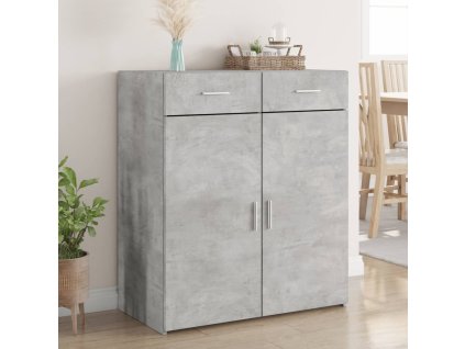 vidaXL Příborník betonově šedý 80 x 42,5 x 93 cm kompozitní dřevo