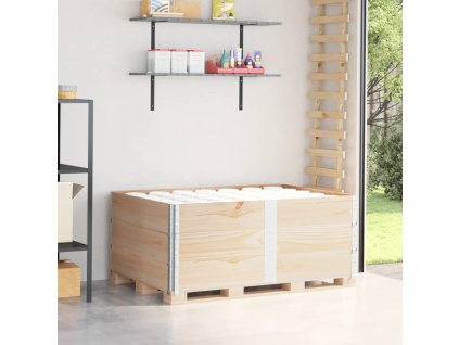 vidaXL Paletové nástavce 3 ks 150 x 100 cm masivní borové dřevo