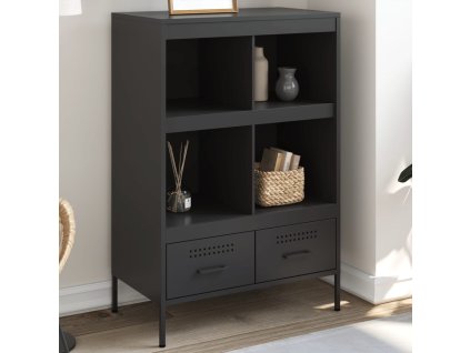 vidaXL Skříň černá 68 x 39 x 101,5 cm ocel