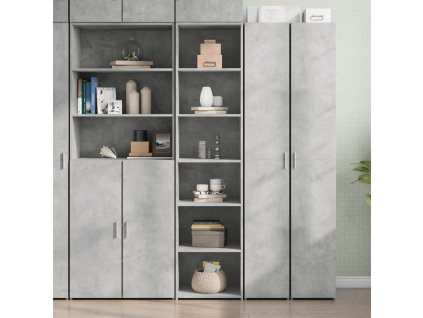 vidaXL Skříň highboard betonově šedá 45 x 41 x 185 cm kompozitní dřevo