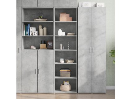 vidaXL Skříň highboard betonově šedá 50 x 41 x 185 cm kompozitní dřevo