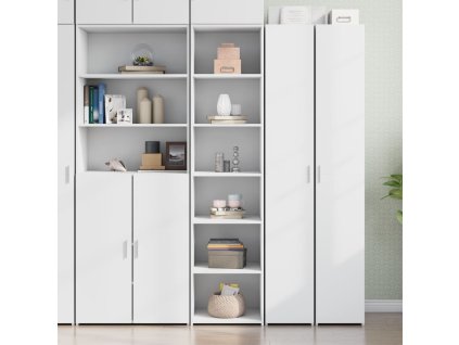 vidaXL Skříň highboard bílá 45 x 41 x 185 cm kompozitní dřevo