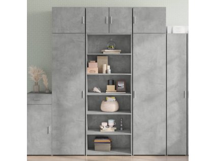 vidaXL Skříň highboard betonově šedá 70 x 41 x 185 cm kompozitní dřevo