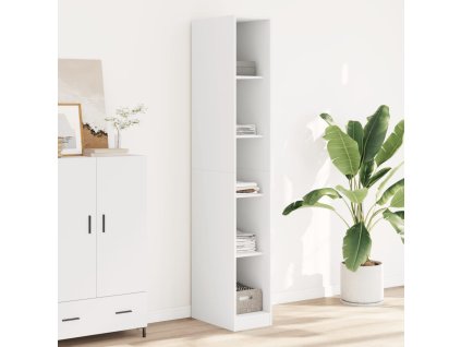 vidaXL Šatní skříň bílá 30 x 50 x 200 cm kompozitní dřevo