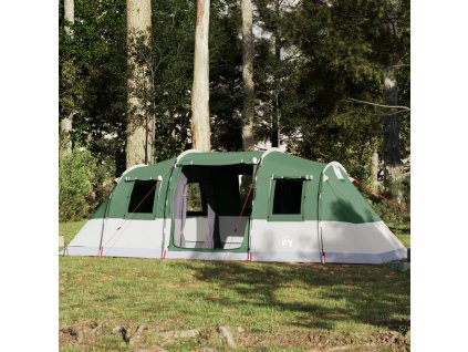 vidaXL Rodinný stan tunel pro 6 osob zelený nepromokavý