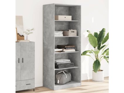 vidaXL Šatní skříň betonově šedá 80 x 50 x 200 cm kompozitní dřevo