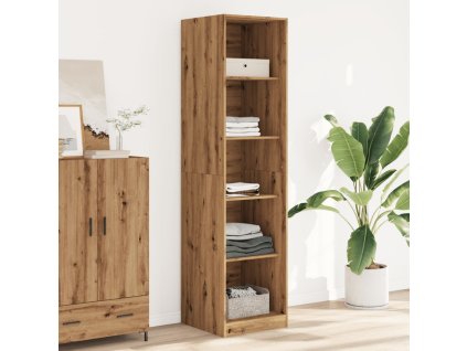 vidaXL Šatní skříň dub artisan 50 x 50 x 200 cm kompozitní dřevo