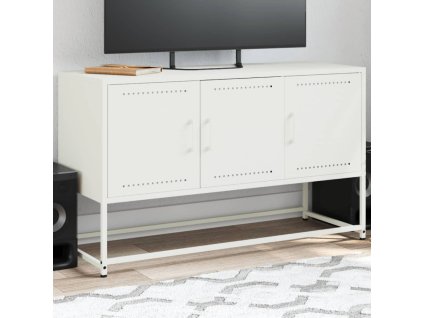 vidaXL TV skříňka bílá 100,5 x 39 x 60,5 cm ocel
