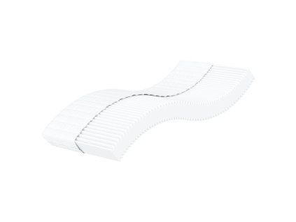 vidaXL Pěnová matrace bílá 80 x 220 cm tvrdost H2 H3