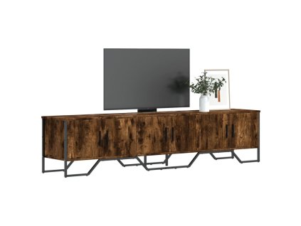 vidaXL TV skříňka kouřový dub 180 x 34 x 41 cm kompozitní dřevo