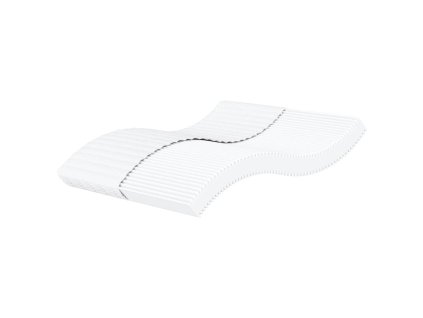 vidaXL Pěnová matrace bílá 100 x 210 cm tvrdost H2 H3