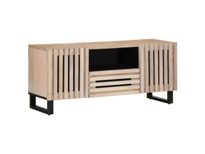 vidaXL TV skříňka 100 x 34 x 46 cm masivní mangovníkové dřevo
