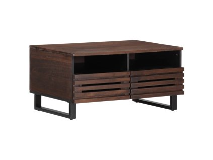 vidaXL Konferenční stolek hnědý 80x55x40 cm masivní mangovníkové dřevo
