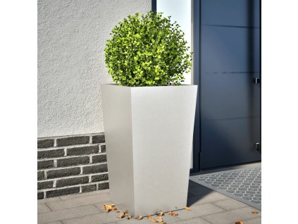 vidaXL Zahradní truhlík 45 x 45 x 75 cm nerezová ocel