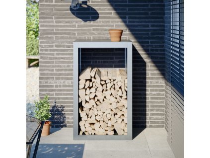 vidaXL Stojan na palivové dřevo 60 x 40 x 100 cm pozinkovaná ocel