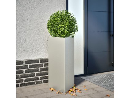 vidaXL Zahradní truhlíky 2 ks trojúhelníkové 40x40x75 cm nerezová ocel