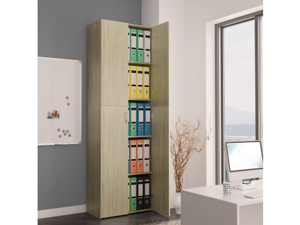 vidaXL Kancelářská skříň dub sonoma 60 x 32 x 190 cm kompozitní dřevo