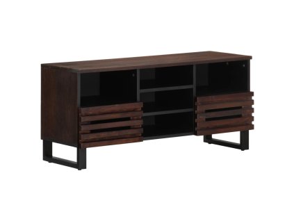 vidaXL TV skříňka hnědá 100 x 34 x 46 cm masivní mangovníkové dřevo