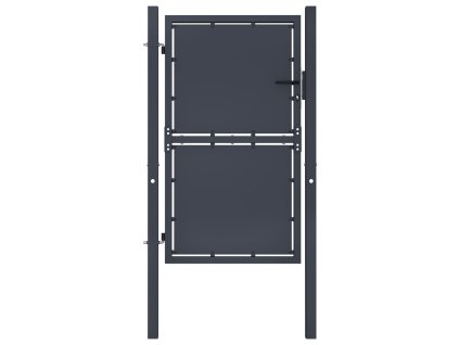 vidaXL Zahradní branka ocel 100 x 175 cm antracitová