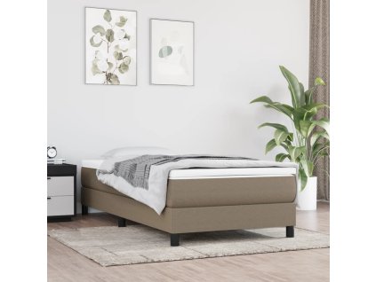 vidaXL Taštičková matrace taupe 120x190x20 cm textil