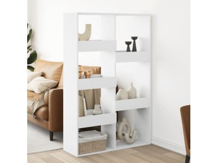 vidaXL Dělicí stěna bílá 100 x 33 x 155,5 cm kompozitní dřevo