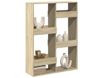 vidaXL Dělicí stěna dub sonoma 100 x 33 x 135 cm kompozitní dřevo