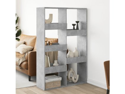 vidaXL Dělicí stěna betonově šedá 100 x 33 x 155,5 cm kompozitní dřevo