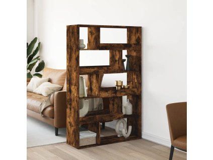 vidaXL Knihovna kouřový dub 100 x 33 x 156,5 cm kompozitní dřevo