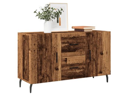 vidaXL Příborník old wood 100 x 36 x 60 cm kompozitní dřevo