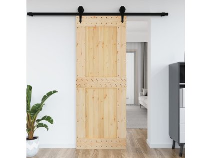 vidaXL Dveře NARVIK 85 x 210 cm masivní borové dřevo