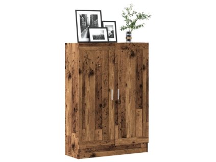 vidaXL Knihovna old wood 82,5 x 30,5 x 115 cm kompozitní dřevo
