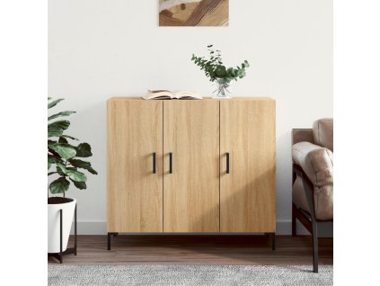 vidaXL Příborník dub sonoma 90 x 34 x 80 cm kompozitní dřevo