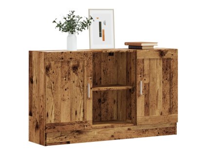 vidaXL Příborník old wood 120 x 30,5 x 70 cm kompozitní dřevo