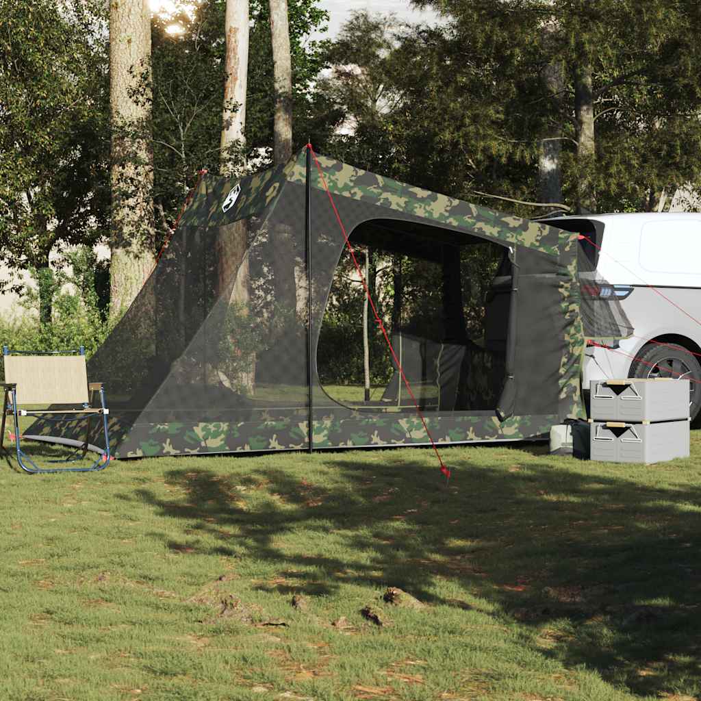 vidaXL Stan do auta pro 2 osoby Camouflage nepromokavý