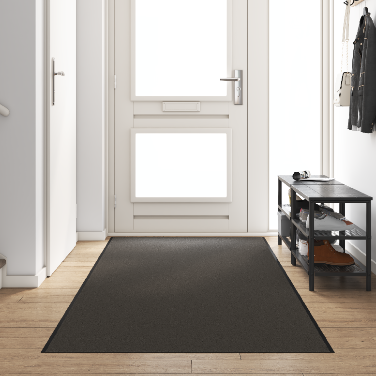 Levně vidaXL Rohož Antracitová a černá 120 x 350 cm 100% polyamid
