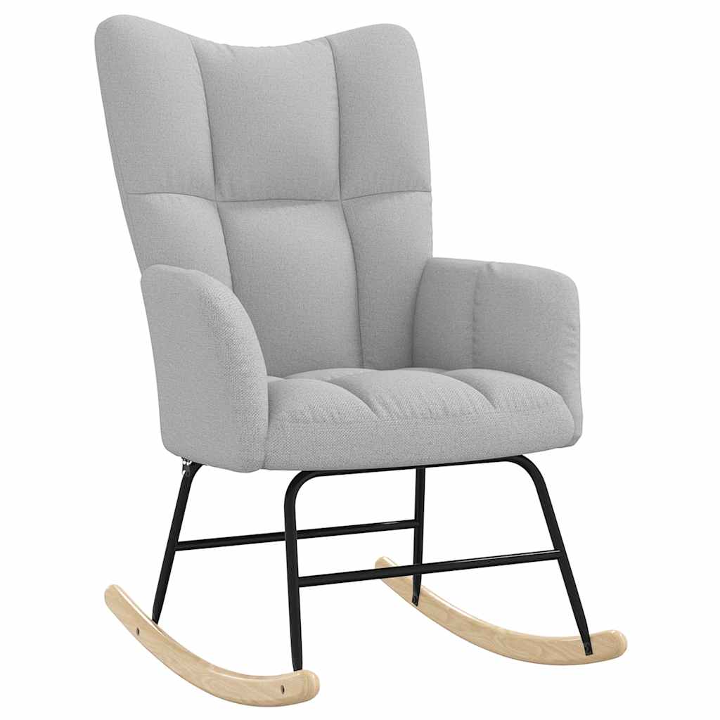 Levně vidaXL Relaxační křeslo obláčkově šedá textil