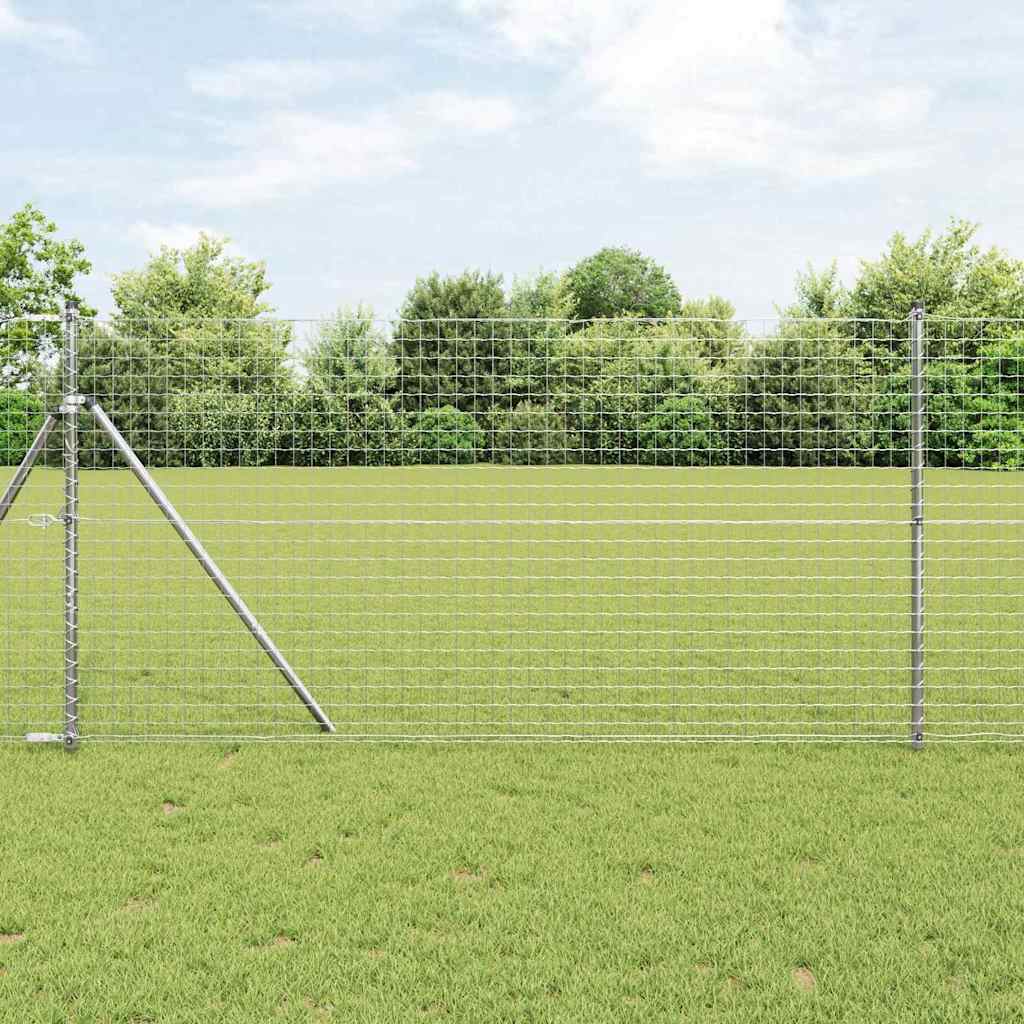 Levně vidaXL Plotový sloupek. 26 pcs Šedá 3,2 x 3,2 x 190 cm