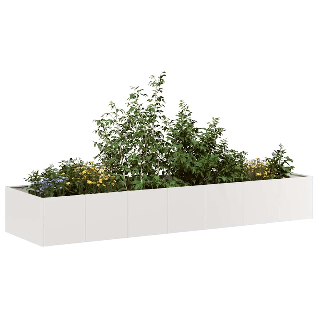 Levně vidaXL Truhlík 280x80x40 cm nerezová ocel