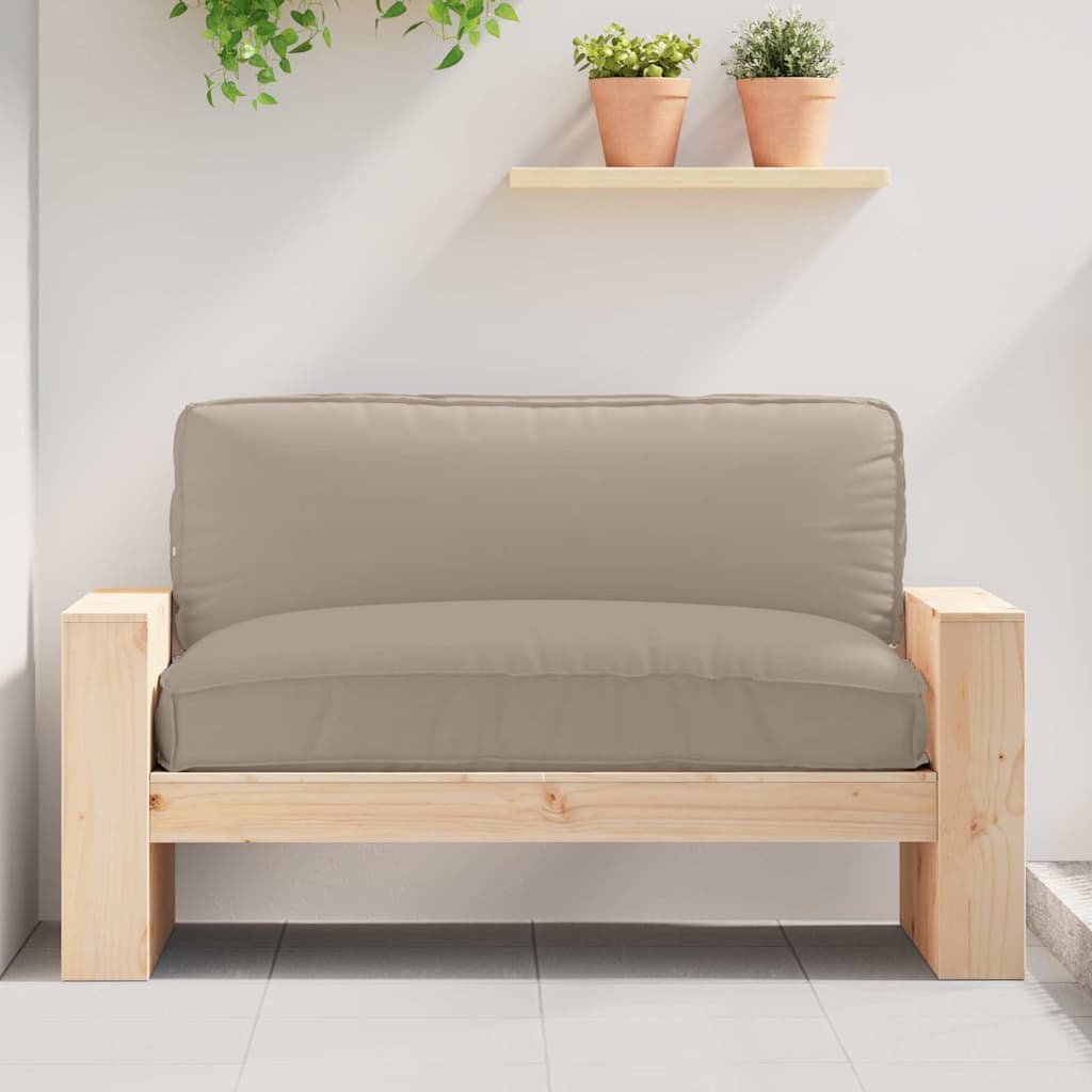 vidaXL Polštář Taupe 120 x 80 x 12 cm Oxford látka