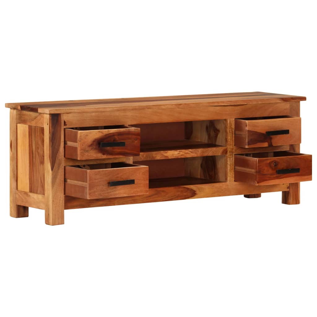 Levně vidaXL TV stolek 110 x 30 x 40 cm masivní dřevo
